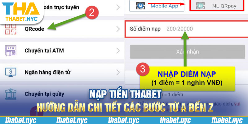 Nạp Tiền Thabet - Hướng Dẫn Chi Tiết Các Bước Từ A Đến Z