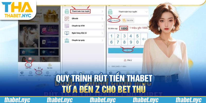 Quy Trình Rút Tiền Thabet Từ A Đến Z Cho Bet Thủ